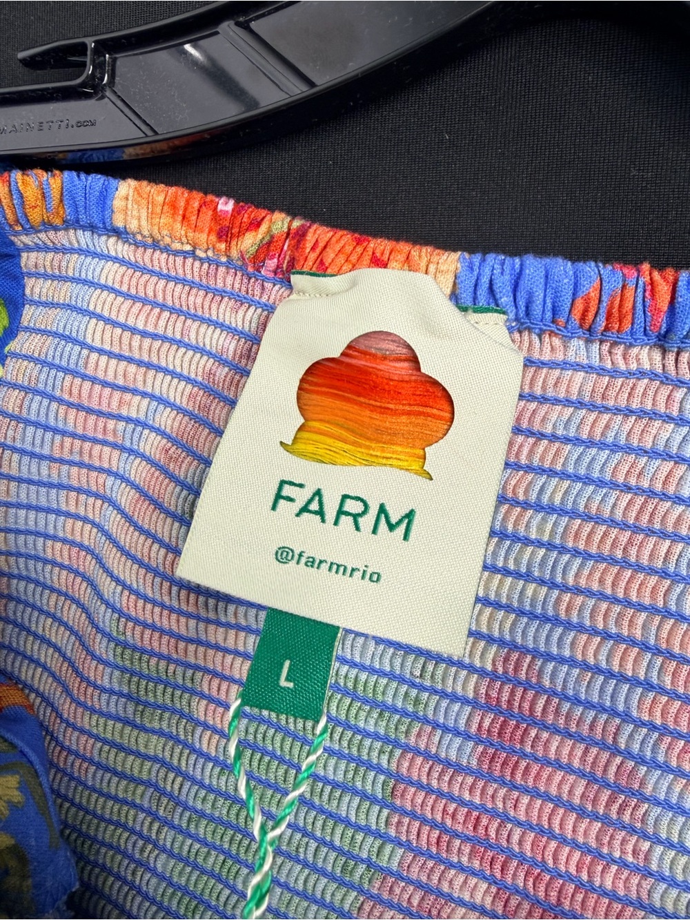 NWT | FARM Rio | Blue Multi Floral Tie-Waist Romper - Picture 9 of 11